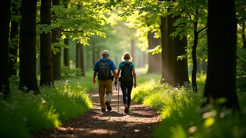 Woodland trail through Donegal forest